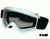 Очки для мотокросса SM-G39 белые глянцевые
