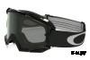 Очки для мотокросса детские OAKLEY O-Frame XS Solid черные глянцевые / светло-серая (01-630)