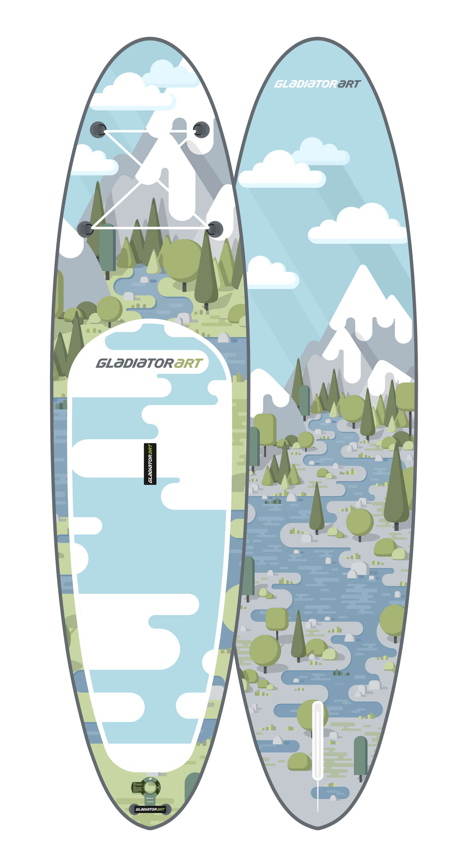 Доска sup надувная Gladiator Art 12.6. Сапборд Гладиатор 12.6. САП борд Гладиатор 11.2 Design. Gladiator Art Forest 12'6"x32"x15cm 2021.