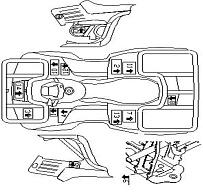Наклейки квадроцикла STELS ATV 300 B