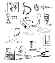 Инструменты (Часть 1) 4-Х ТАКТНОГО ПЛМ MERCURY 60 Серийный номер от 1C050252 и выше