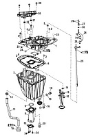Адапторная плита 4-Х ТАКТНОГО ПЛМ MERCURY 80 Серийный номер от 1B366823 и выше