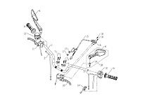 Детали руля КВАДРОЦИКЛА STELS ATV 700 D 2010