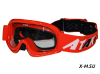 Очки для мотокросса детские ATAKI HB-115 красные глянцевые