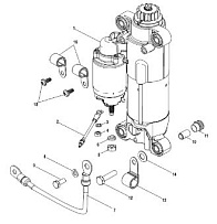 Стартер, 1B759588 и выше 4-Х ТАКТНОГО ПЛМ MERCURY 100 Серийный номер от 0P459572 и выше