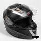Шлем мото HIZER 625 #1 matt black