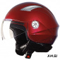 Шлем (открытый) MO 130 Вишневый MICHIRU