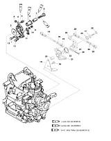 Рычаг дроссельной заслонки (S/N-0G590000/BEL-9973100 & UP) 2-х тактного ПЛМ MERCURY 40 M Серийный номер от 0G055314 до 0G760299