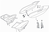 Облицовка МОТОЦИКЛА Racer RC200-C5B/RC250-C5B Magnum