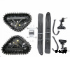 Зимний комплект для взрослых квадроциклов ATV PROMAX/JMB и т.д 150-300  (лыжи и гусеницы) D23.5-23T  (лыжи и гусеницы) D23.5-23T