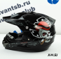 Шлем кроссовый Avantis Game 12, Черный