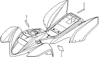 Наклейки предупреждающие КВАДРОЦИКЛА STELS ATV 100 RS