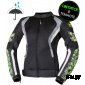 Текстильная женская куртка ROXY (MOTEQ, M01502) (Черный/Зелёный)