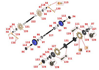 Ходовая часть, органы управления снегохода IRBIS Dingo (2016 г.)  (часть 6)