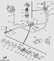 Топливная система 2-Х ТАКТНОГО ПЛМ YAMABISI T30BMS