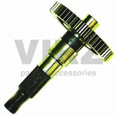 Вал редуктора ведомый 1E40QMB (1 аморт.) (L=143mm) с шестерней (44T)